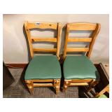 handmade chairs x 3