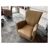 very nice leather lounge chair