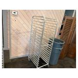 Narrow sheetpan cart