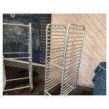 Narrow sheetpan cart