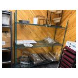 shelving unit, not contents