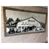 Professional reproduction of a vintage downtown Nisswa retailer