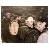 Professional reproduction of a vintage camp meal photo