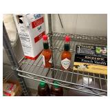 all contents of shelves
