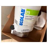 Ecolab cleaning products, all contents of shelves