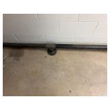 Long iron pipe foot rail for bar