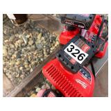 2ah and 4ah batteries with charger station Milwaukee