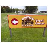 Entrance sign