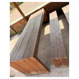Sturdy 10ft picnic table with benches