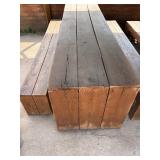 Sturdy 10ft picnic table with benches