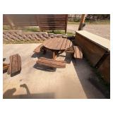 4 seat picnic table