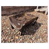 Half keg barrel planter/firepit