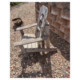 Wooden lounge chair