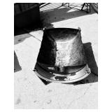 Half keg barrel firepit