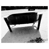 Half keg firepit