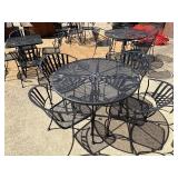 4 top round patio table