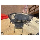 4 top round patio table