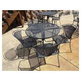 4 top round patio table