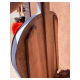 Large wooden guitar