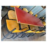 High top table with 8 barstools