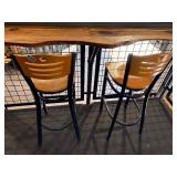 Set of two bar stools
