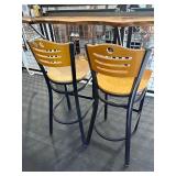 Set of two bar stools