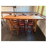 Large  high top wooden Table