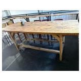 Large  high top wooden Table