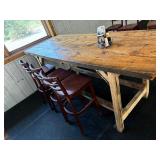Large  high top wooden Table