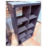 Twin display shelf units