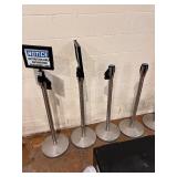Retractable belt Stanchions