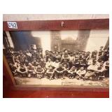 Vintage photo of the railroad crew