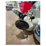Mixed lot, propane tanks.  One with heater