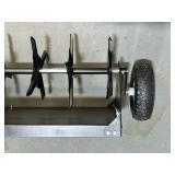 Strongway 48in. Plug Aerator, 32 Coring Plugs, 10in. Pneumatic Tires, Tow-Behind Lawn Aerator for Lawn Tractor or ATV