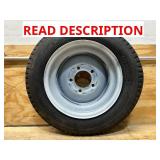 Kenda Loadstar 12in. Bias-Ply Trailer Tire and Wheel Assembly, 21.5 x 5.30 x 12, 5-Hole, Load Range C, Model# DM452C-5IN