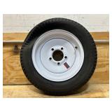 Kenda Loadstar 12in. Bias-Ply Trailer Tire and Wheel Assembly, 21.5 x 5.30 x 12, 5-Hole, Load Range C, Model# DM452C-5IN