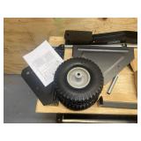 $350 Strongway 48in. Plug Aerator, 32 Coring Plugs, 10in. Pneumatic Tires, Tow-Behind Lawn Aerator for Lawn Tractor or ATV MSRP $350 (read description)