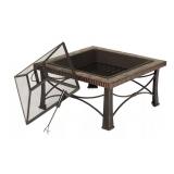 Outdoor Expression 30' Square Slate Fire Pit MSRP $199