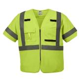 * Milwaukee 4X-Large/5X-Large Yellow Class-3 High Visibility Safety Vest with 10-Pockets and Sleeves MSRP $26