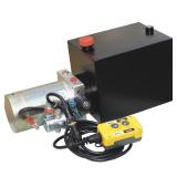 NorTrac 12 Volt DC Power Unit with Emergency Hand Pump, Single Acting, Dump Trailer (untested, sold as is) MSRP $750