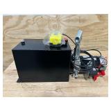 NorTrac 12 Volt DC Power Unit with Emergency Hand Pump, Single Acting, Dump Trailer (untested, sold as is) MSRP $750