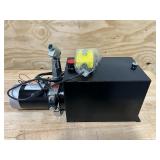 NorTrac 12 Volt DC Power Unit with Emergency Hand Pump, Single Acting, Dump Trailer (untested, sold as is) MSRP $750