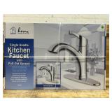 Home Impressions Single Handle Kitchen Faucet with Pull-Out Sprayer Msrp $94.99