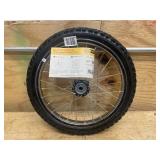 Marathon Tires Pneumatic Tire On Steel Spoked Wheel, 1/2in. Bore, 16 x 1.75 MSRP $30