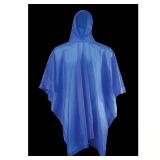 Boss Blue PVC Rain Poncho One Size Fits All MSRP $28 (lot of 4)