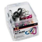 Performance Tool W3203 Anodized Aluminum Carabiner Set - Assorted Colors MSRP $20 (lot of 20)