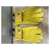DeWalt Tough Thread Men's Driver Gloves Tan M and L MSRP $23 (lot of 2)