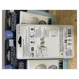 Hampton Bay Lot of 5- Gang Duplex Tamper-Resistant Color Changing LED Plug Lights MSRP $25