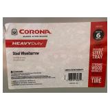 *Corona Steel Wheelbarrow 6 cubic ft (read description) MSRP $193.89
