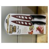 Copper Knife Set, Stainless Steel, 2 pk